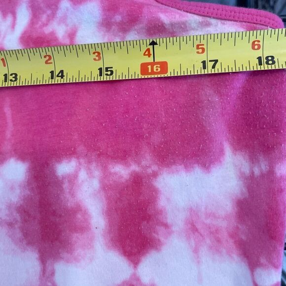 JNY Tie-dye pink & white razorback size L - Picture 4 of 6